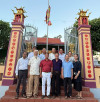 Ông Lại Trọng Tâm (Chủ tịch HĐGT Họ Lại Việt Nam) dâng hương tại Nhà thờ Họ Lại Bảo Ninh, Quảng Bình